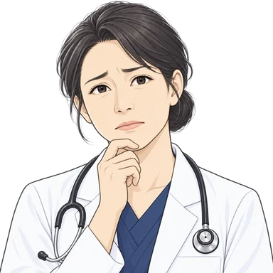 悩む医師